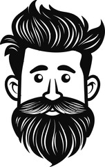 Retro Vintage Hipster Style Fashion Trendy Urban Street Style Man Vector Illustration