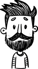 Motivational Speaker Leadership Inspiration Empowerment Coaching Mentor Guidance Man Vector Portrait