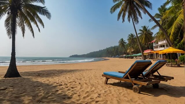 magnificent beach in Goa India