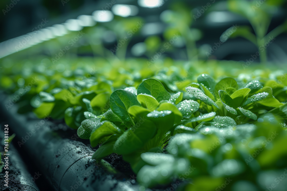 Poster an innovative smart farming system using sensors and automation for optimal crop management. concept