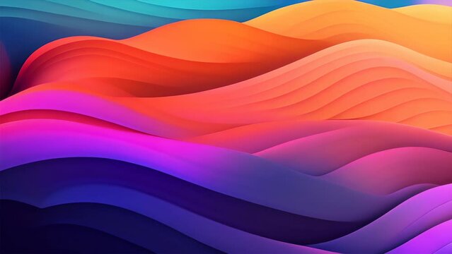 Abstract background with waves, simplicity and creativity