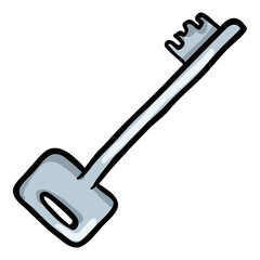 Key Hand Drawn Doodle Icon