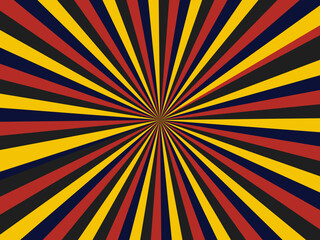 A burst of classic retro. Antique rays background.