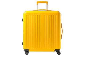 Travel suitcase isolated on transparent background Remove png, Clipping Path, pen tool