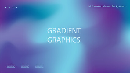 Trendy minimalist fluid blurred gradient background. Modern background for poster, brochure, advertisement, placards, website landing page.