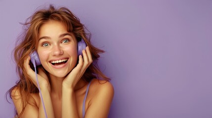 Woman With Curly Hair Talking on Phone