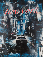 newyork city collage poster