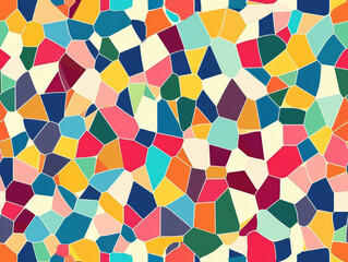 A colorful mosaic pattern with many different colors