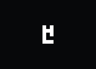 Fototapeta premium LH logo monogram icon vector template