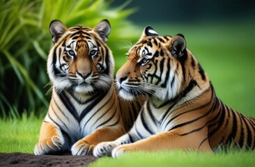 Obraz premium tiger in the wild