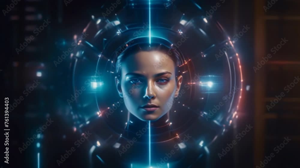 Poster facial recognition system with facial recognition interface and 3d scanning.