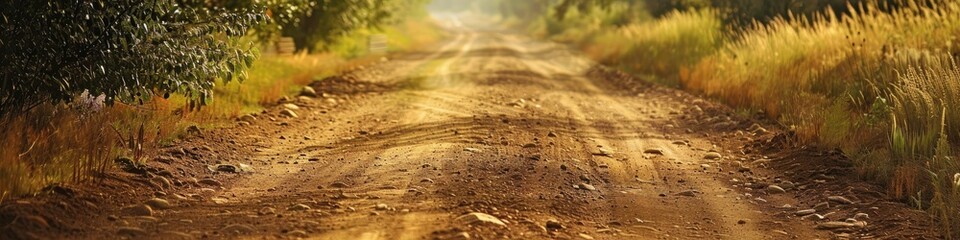 Experience the rustic charm of a rural dirt road texture background, reflecting the simplicity and authenticity of country living.