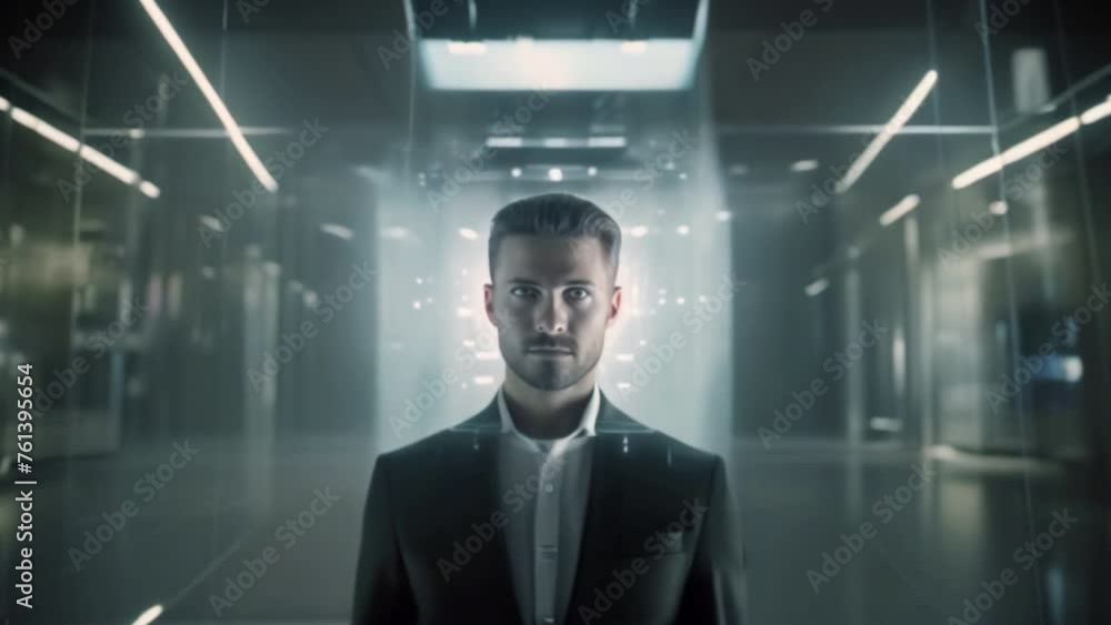 Poster facial recognition system with facial recognition interface and 3d scanning.