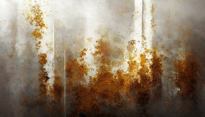 Illustration of a white metal texture with rust.
 - obrazy, fototapety, plakaty