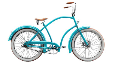 Fototapeta na wymiar Ride in Style: Beach Cruiser Bicycle