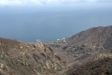 Aerial View of Tenerife's Northern Coastline