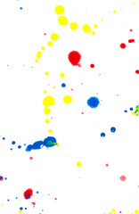 Acrylic And Watercolour  Paint Splatters and spots for Background