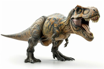 tyrannosaurus rex dinosaur white background