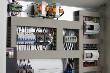 electrical cabinet with automation control system