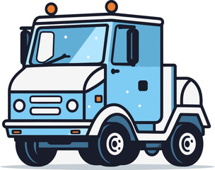 Snowplow Vector Illustration: A Symphony of Design and Technology