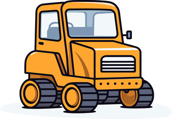Snowplow Vector Illustration: The Fusion of Art and Digital Precision