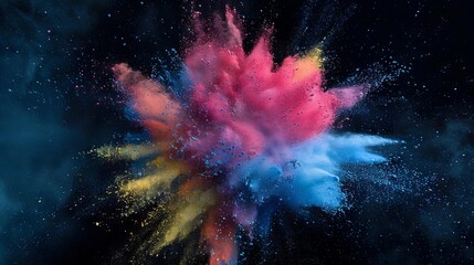 Abstract Powder Burst