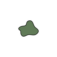 Organic lumps are solid