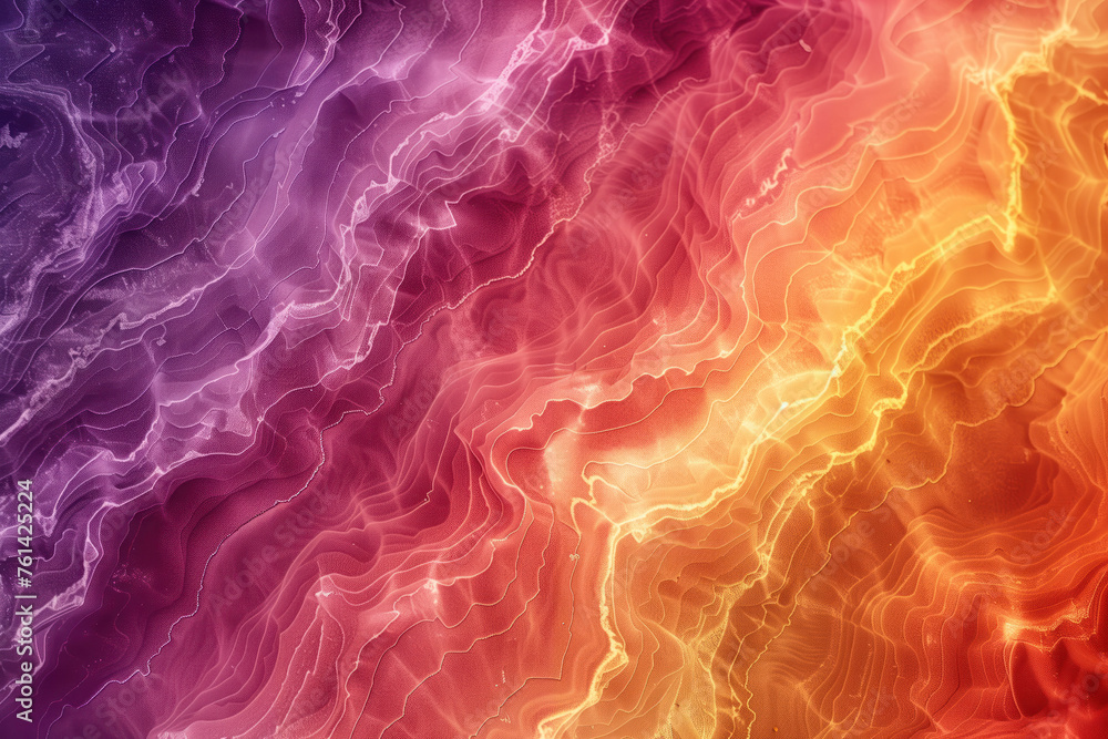 Aufkleber surreal colorful landscape inspired by grand canyon. rock formations. abstract colorful background i