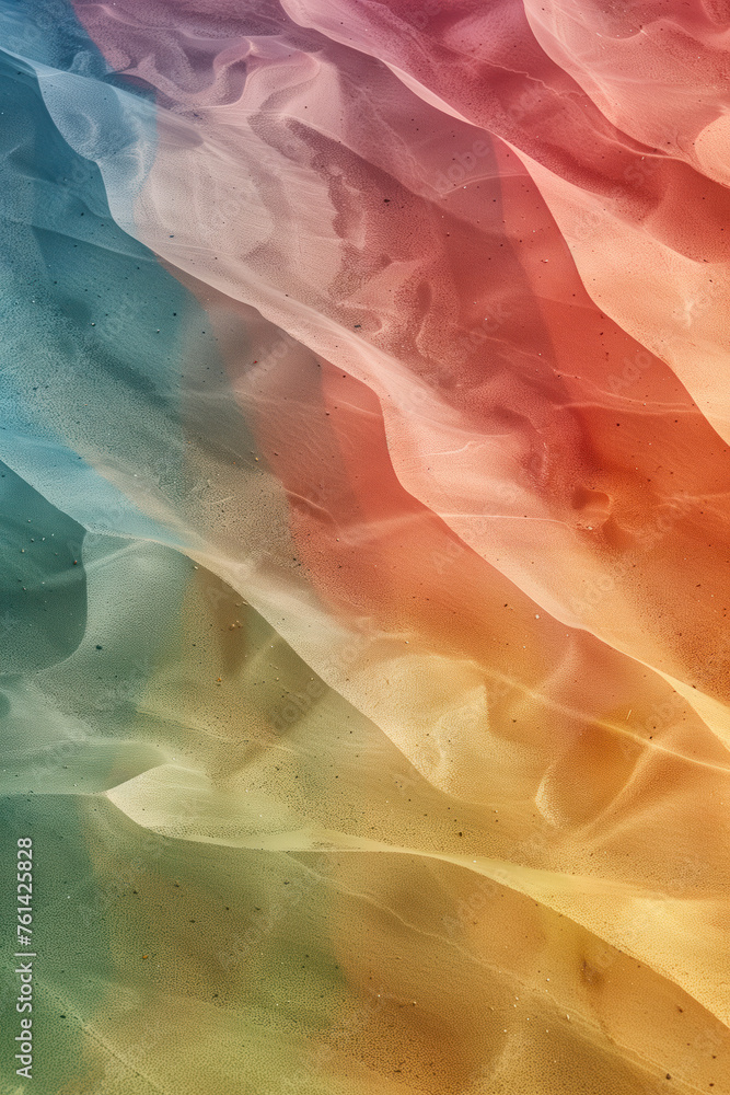 Aufkleber surreal colorful landscape inspired by grand canyon. rock formations. abstract colorful background i