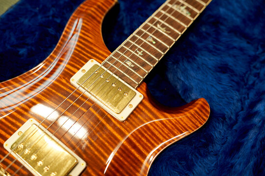 Dangjin City, Chungcheongnam-do, Korea - Mar 18, 2024 : Paul Reed Smith Electric Guitar Model McCarty Body