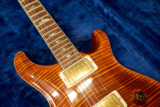 Dangjin City, Chungcheongnam-do, Korea - Mar 18, 2024 : Paul Reed Smith Electric Guitar Model McCarty Body