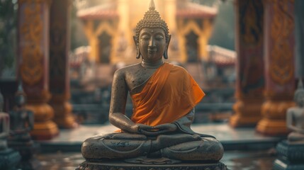 Buddha statue, Bangkok Thailand