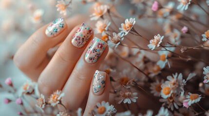Springtime Nail Art Beauty - 761428225