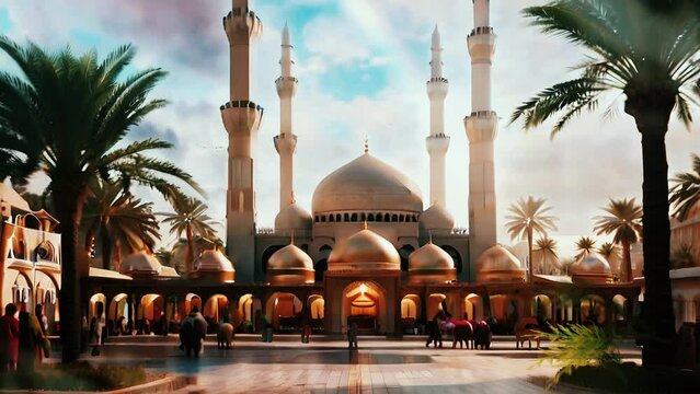 Desert Jewel, The Magnificent Mosque of Saudi Arabia's Arid Sands