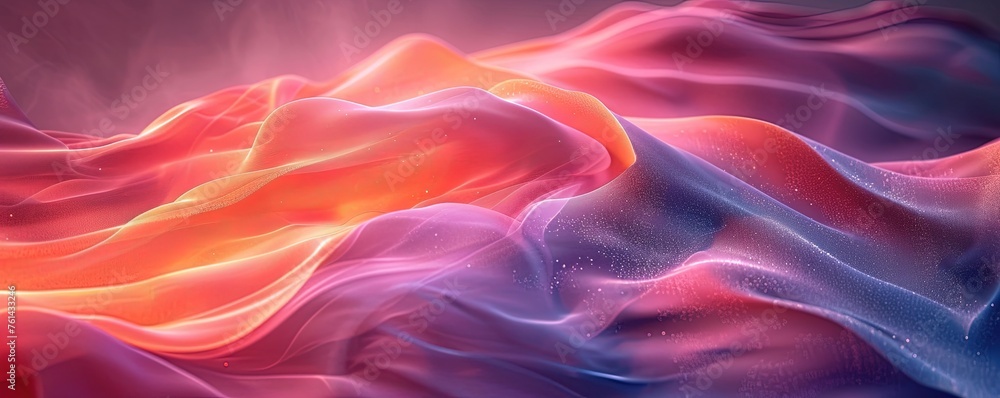 Poster abstract background with smooth shapes