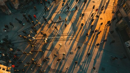 Aerial View of Crowded Cityscape - 761434048