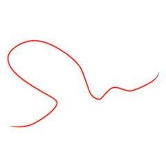 strands of red thread