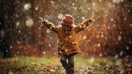 Child's Rain Dance