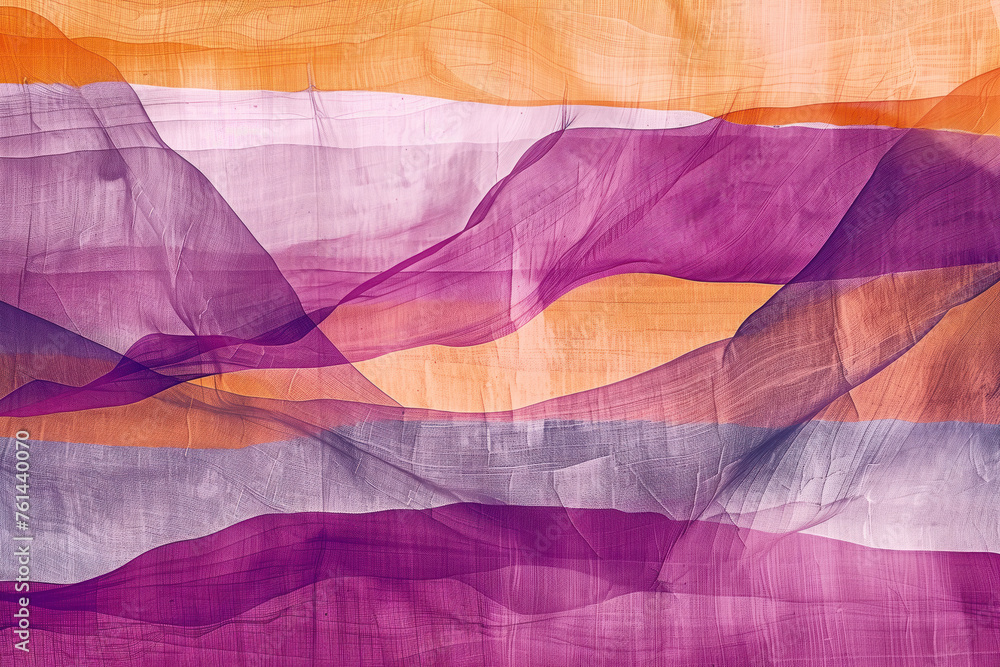 Poster surreal colorful landscape inspired by grand canyon. rock formations. abstract colorful background i