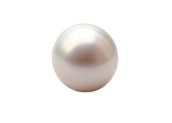 White pearl. isolated on transparent background.