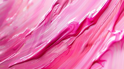 Vibrant Pink Acrylic Abstract