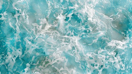 Ocean Foam Abstract