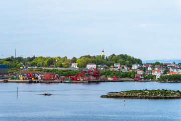 View of STAVANGER, FjordSailing, Stavanger, Boknafjorden, Norway, Europe - 761449659