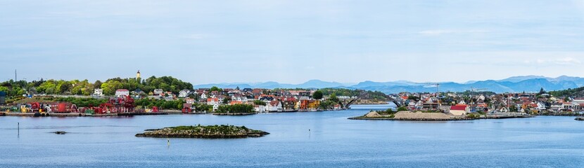 Panorama of STAVANGER, FjordSailing, Stavanger, Boknafjorden, Norway, Europe - 761450063