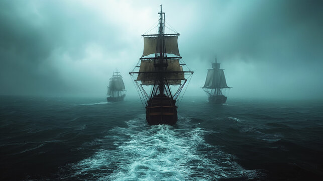 Christopher Columbus's expedition discovers America.