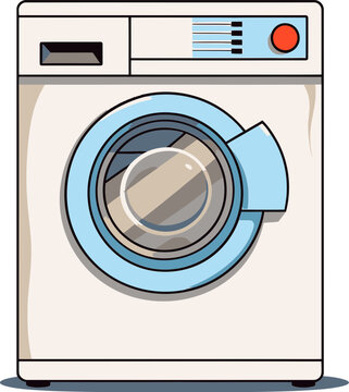 Spin Cycle Splendor Exquisite Washing Machine Graphic