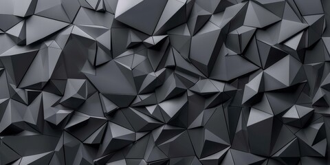 abstract black geometric background, seamless pattern