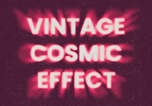 Vintage Space Effect