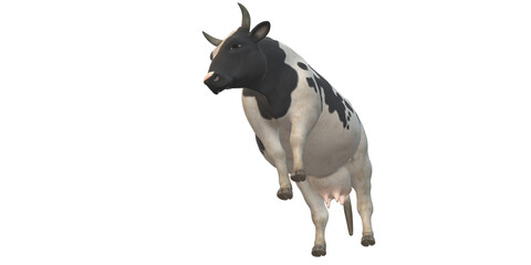 Cow isolated on a Transparent Background