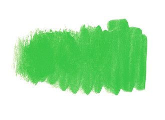 Pinselzeichnung mit grüner Farbe - Markierung oder abstrakter Hintergrund